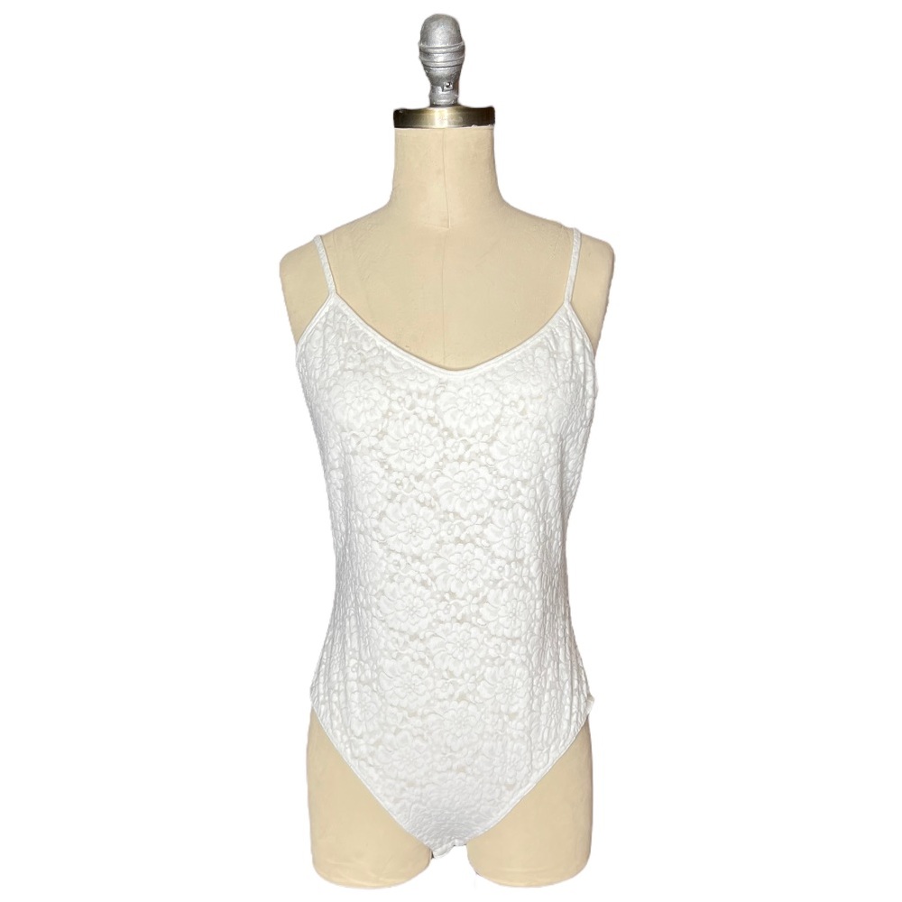 Vintage Ann Taylor Lace Bodysuit size L